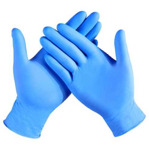 100 Disposable Nitrile Gloves - Powder Free - Large - MprovMed