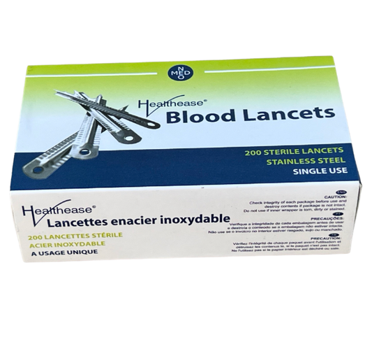 Blood Lancets 200 Sterile Stainless Steel - MprovMed