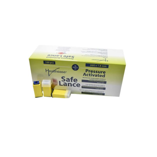 Healthease - Lancet 26g Pressure Act Safe 100's - MprovMed